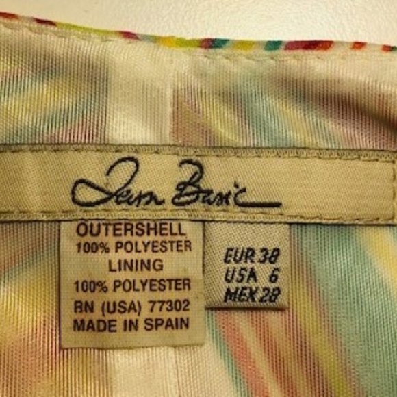 Fun  Multi colored summer dress Size 6 - Picture 7 of 7